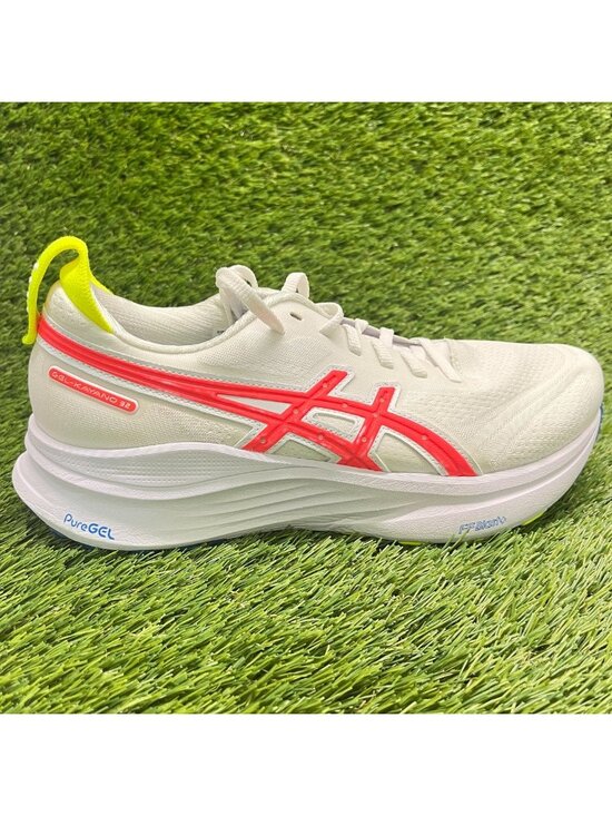 ASICS Shoes - Asics Gel-Kayan 32 Womens Size 9 White Red Athletic Running Shoes Sneakers
